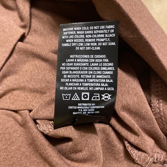 Lukka.lux women’s XL long sleeves 92% polyester tan/brown ahirt - Picture 4 of 4